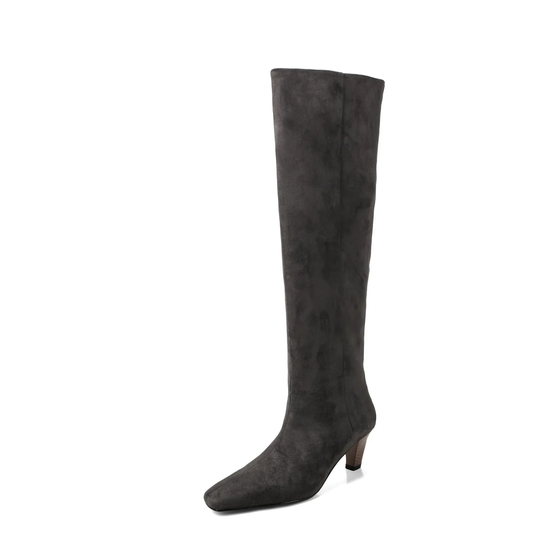 Autumn apricot suede Pleated Modern Boots