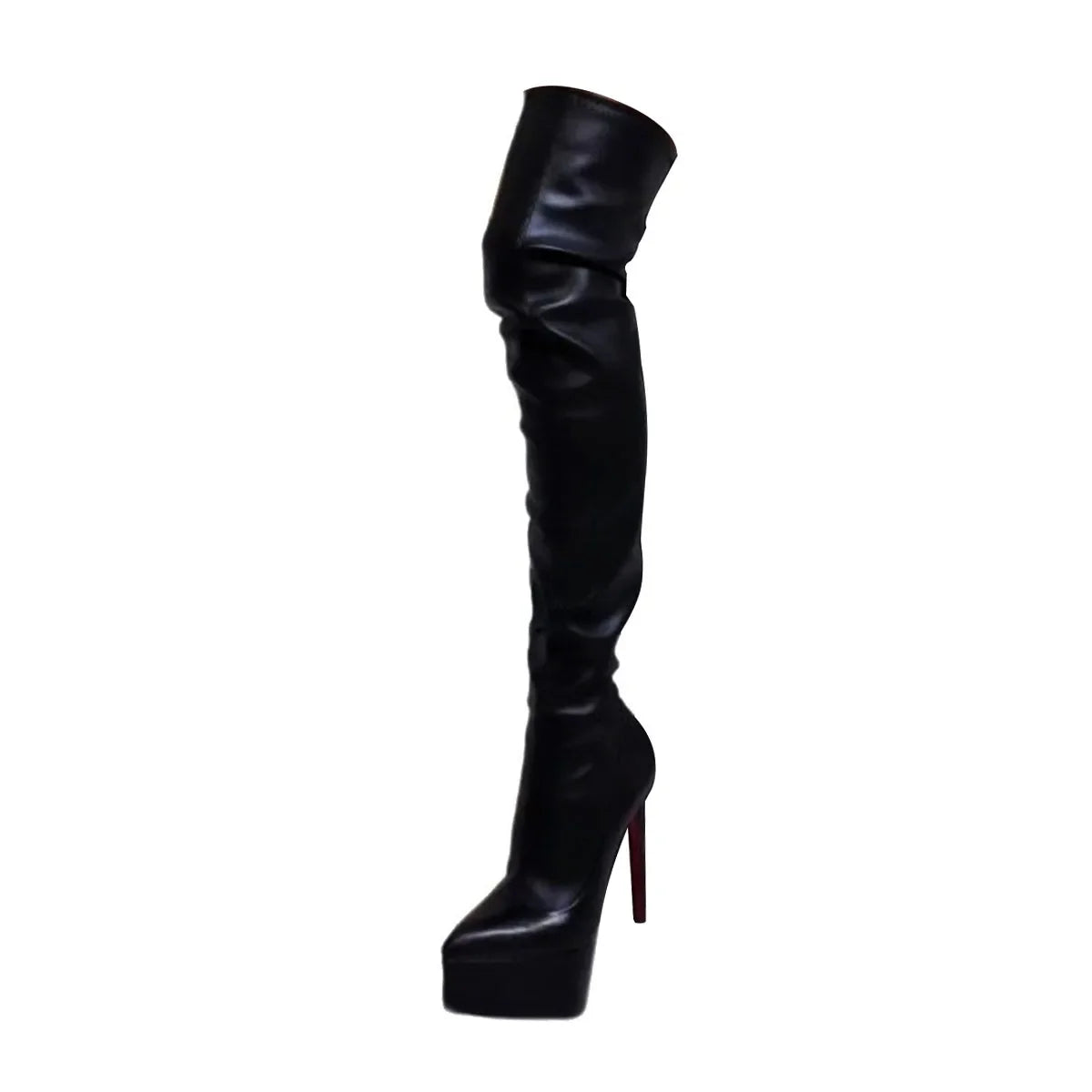 Autumn platform Pleated over the knee Boots