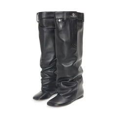 Flats Over The Knee High Boots