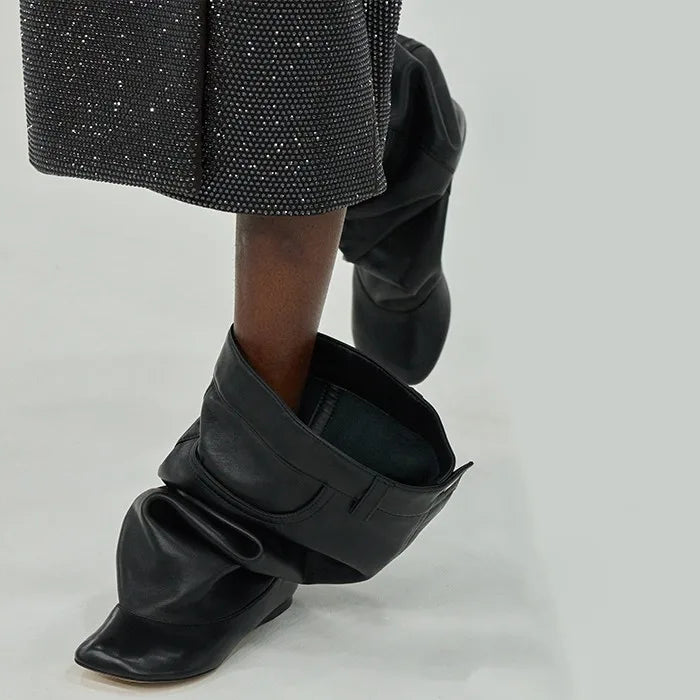 Flats Over The Knee High Boots