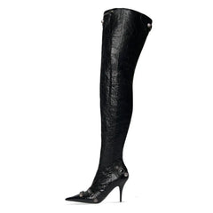 Four Spring Tassel Over The Knee Boots
