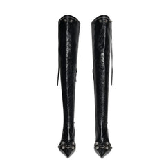 Four Spring Tassel Over The Knee Boots