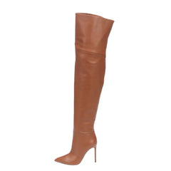 Women's Autumn Brown Over-The-Knee Boots
