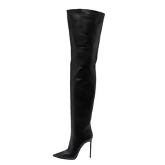 Women's Autumn Brown Over-The-Knee Boots