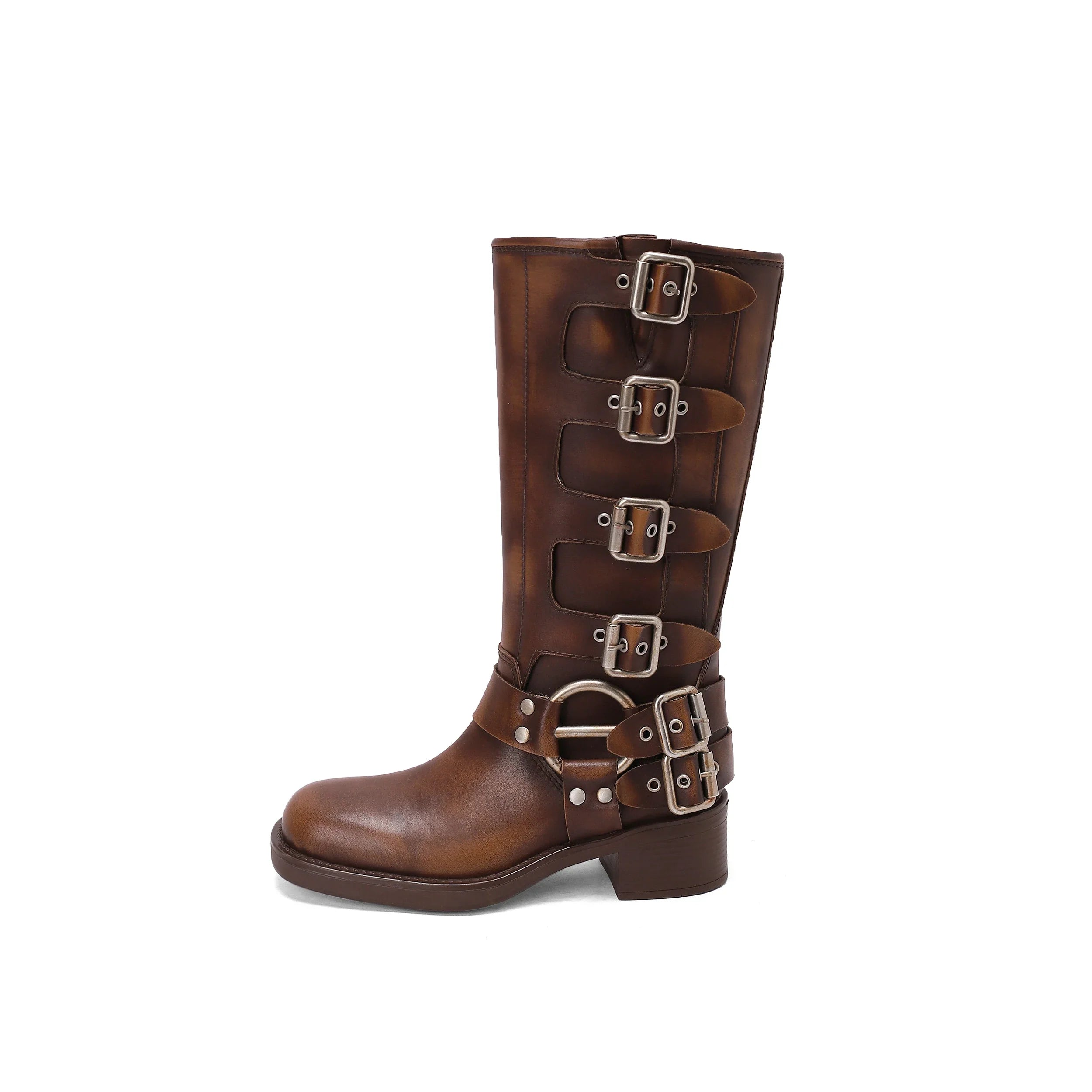 Women's Cowhide Riding Boots