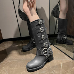 Women's Cowhide Riding Boots