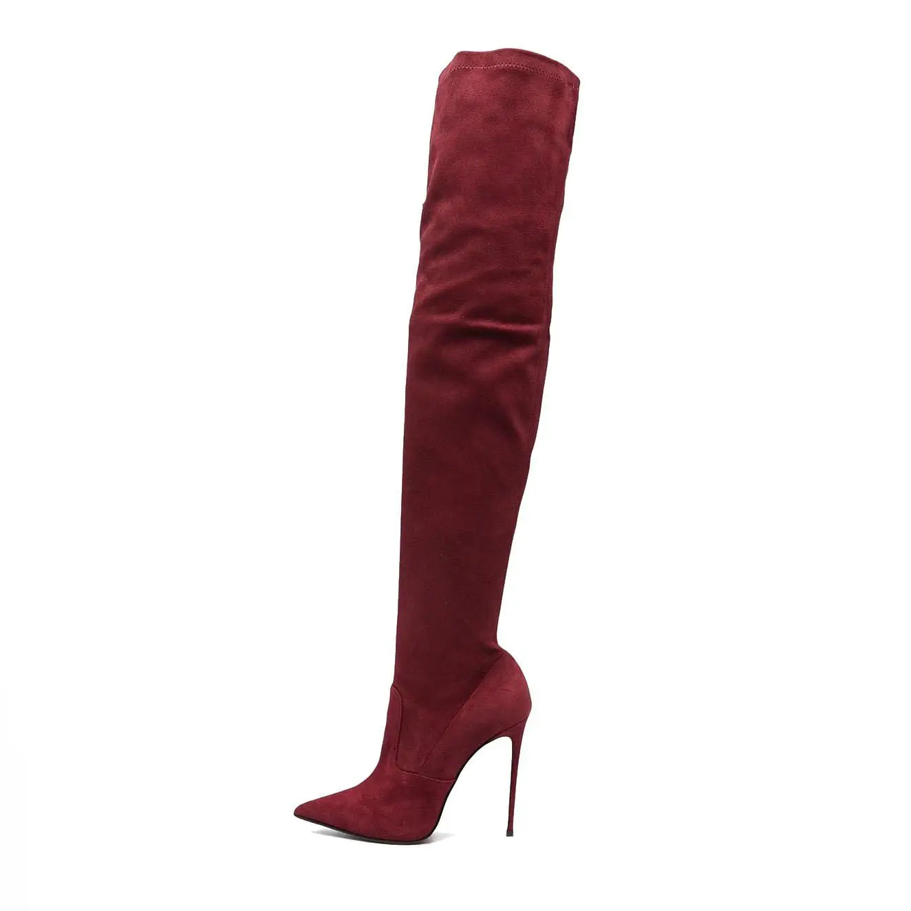 Women's Patent Leather Skinny Boots