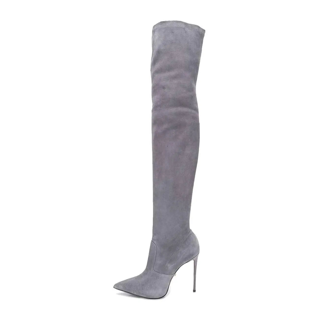 Women's Patent Leather Skinny Boots