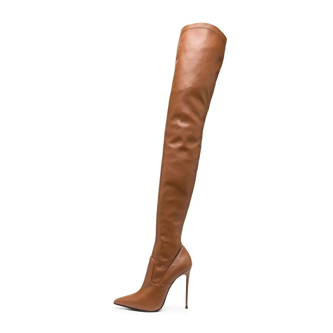 Women's Patent Leather Skinny Boots