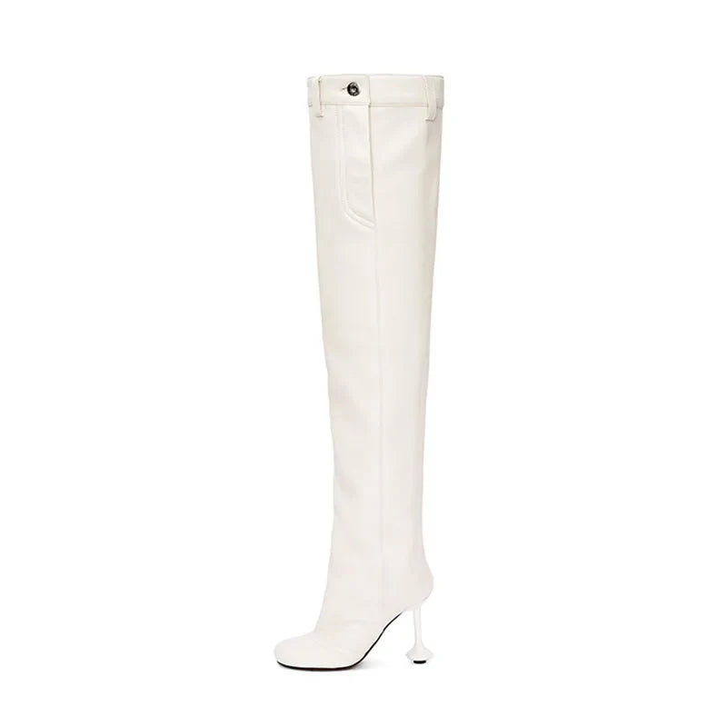 Women's Strange Style High Heel Thigh High Boots