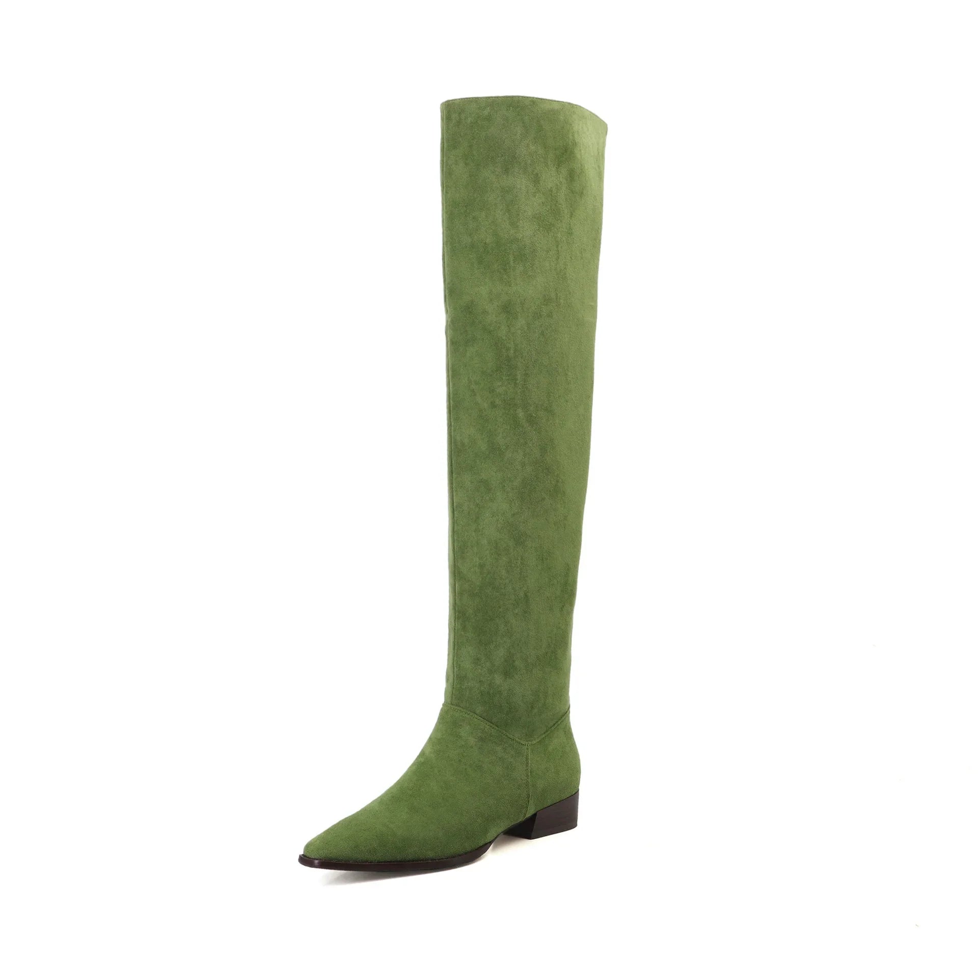 Women's Suede Over-the-Knee Boots