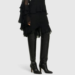 Women's Tan over the Knee Boots