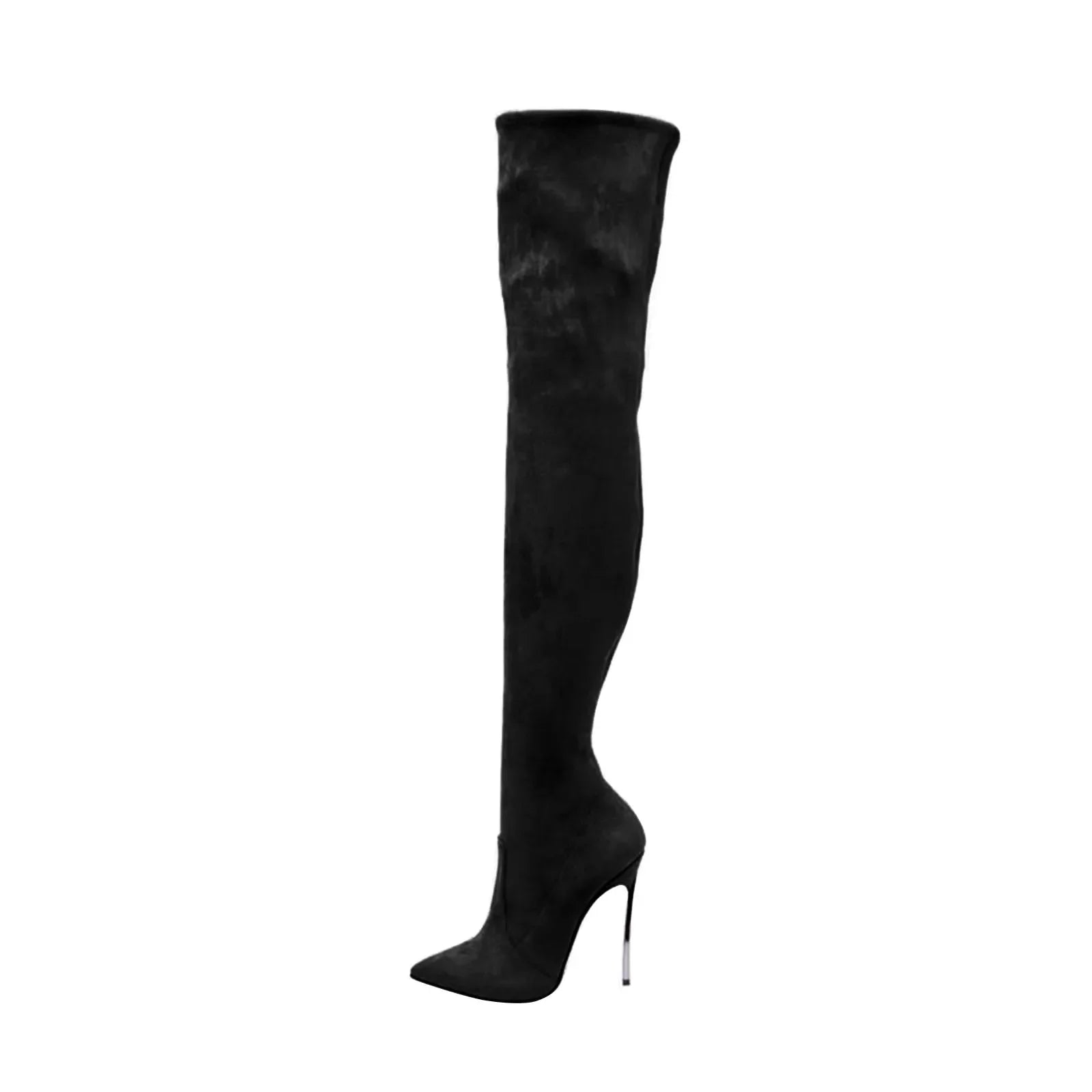 brown over the knee boots