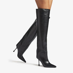 Arden Furtadokhaki suede stiletto Over the knee Boots
