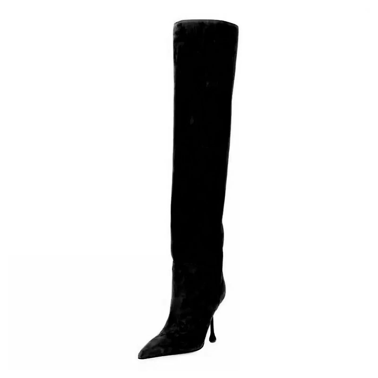 Arden Furtadokhaki suede stiletto Over the knee Boots