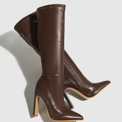 Autumn and Winter Elastic Boots