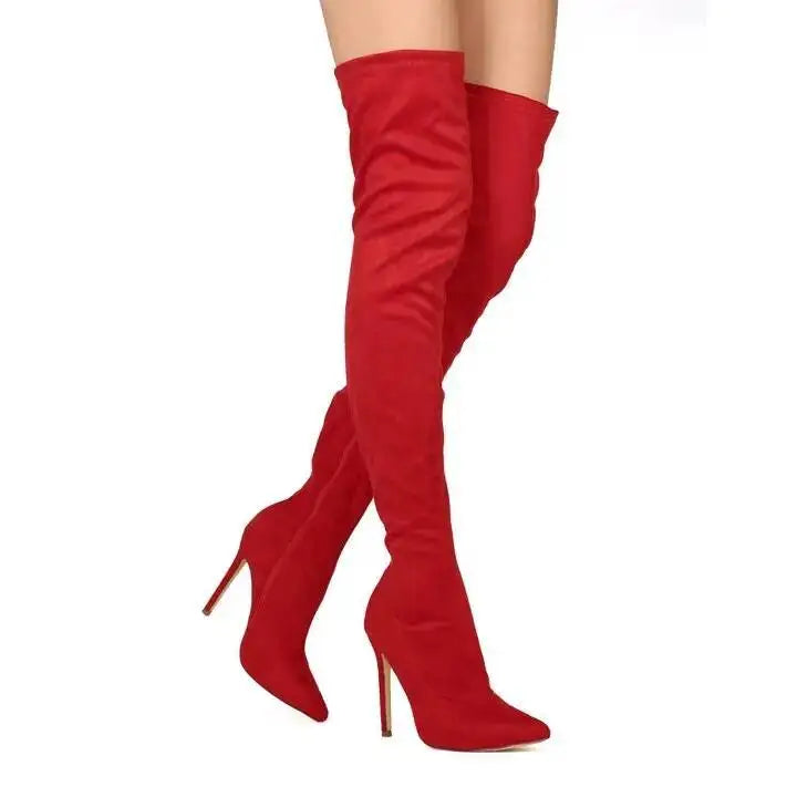 Black Stretch Boots