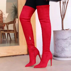 Black Stretch Boots
