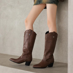Brown Western Cowboy Boots