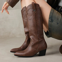 Brown Western Cowboy Boots