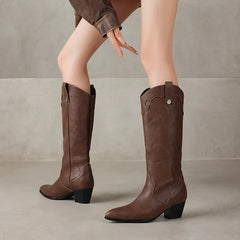 Brown Western Cowboy Boots