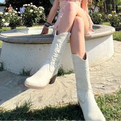 Embroidered Western Boots