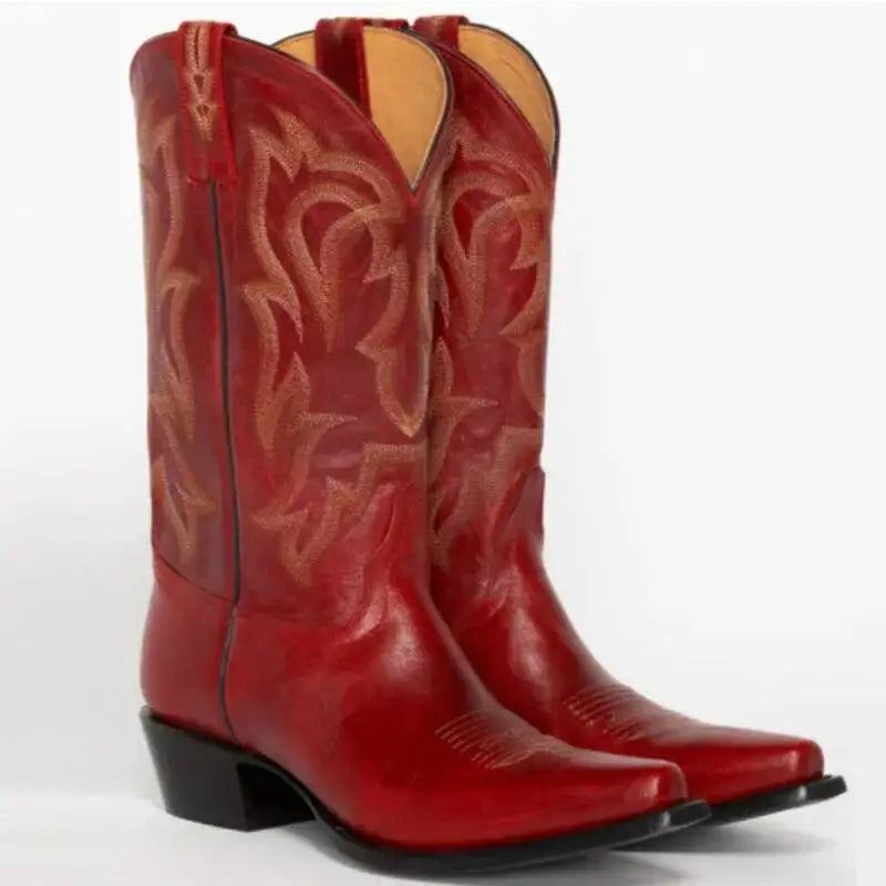 Embroidered Western Boots