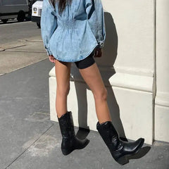 Embroidered Western Boots