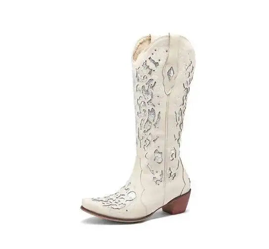 Embroidered Western Cowboy Boots