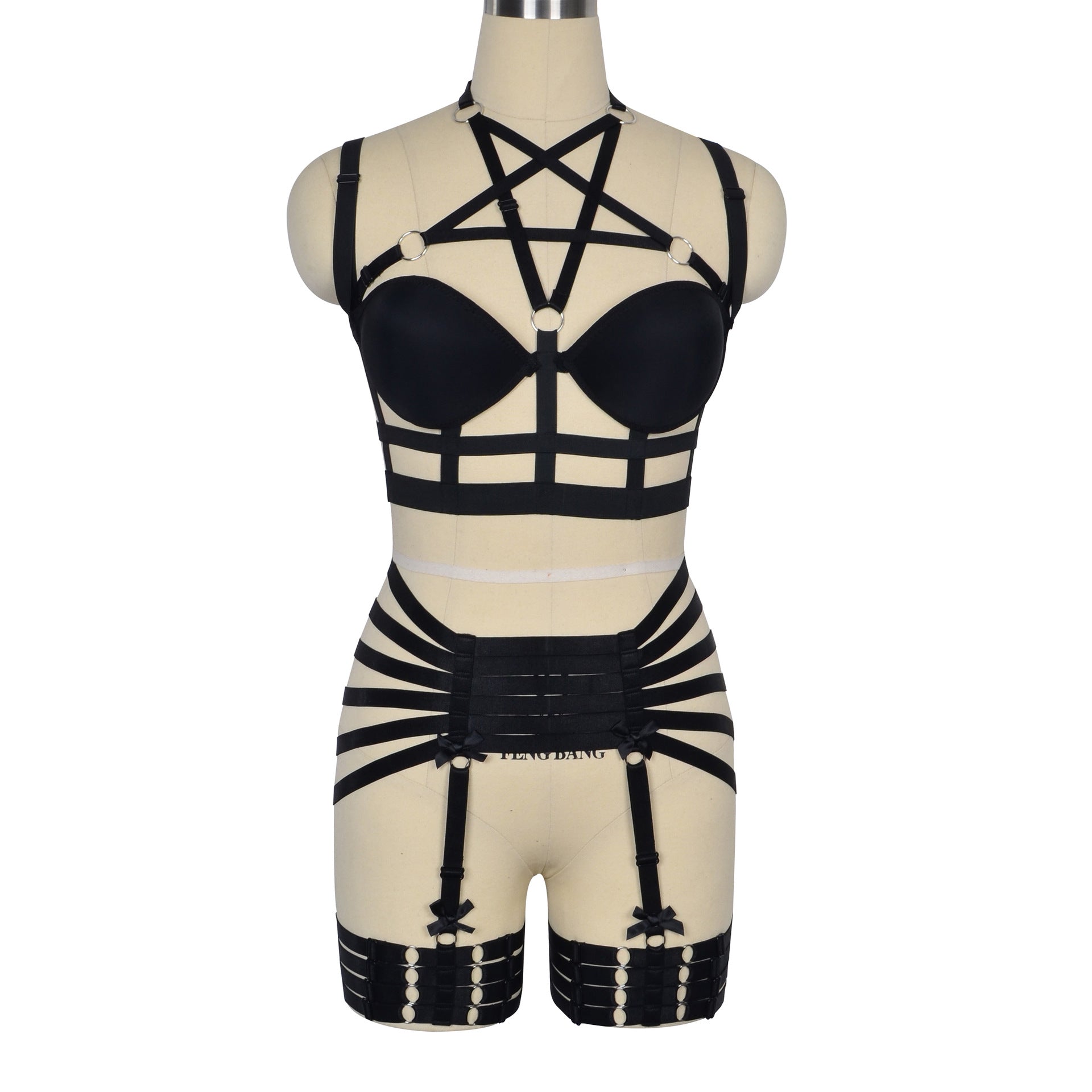 Extreme Sexy Lingerie Bra Set Slutty Bondage Harness Lingerie Intimate Bra Panties