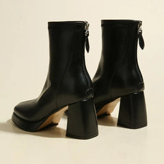 Brand High Heels Ankle Boots