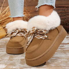 Faux Fur Thick Bottom Snow Boots