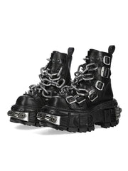 Gothic Platform Ankle Boots