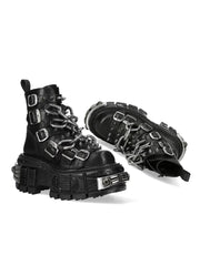 Gothic Platform Ankle Boots