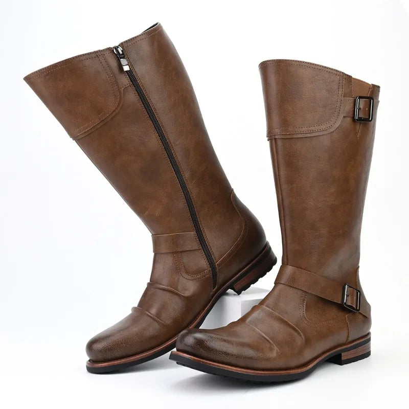 High Quality Men's Knee-high Boots