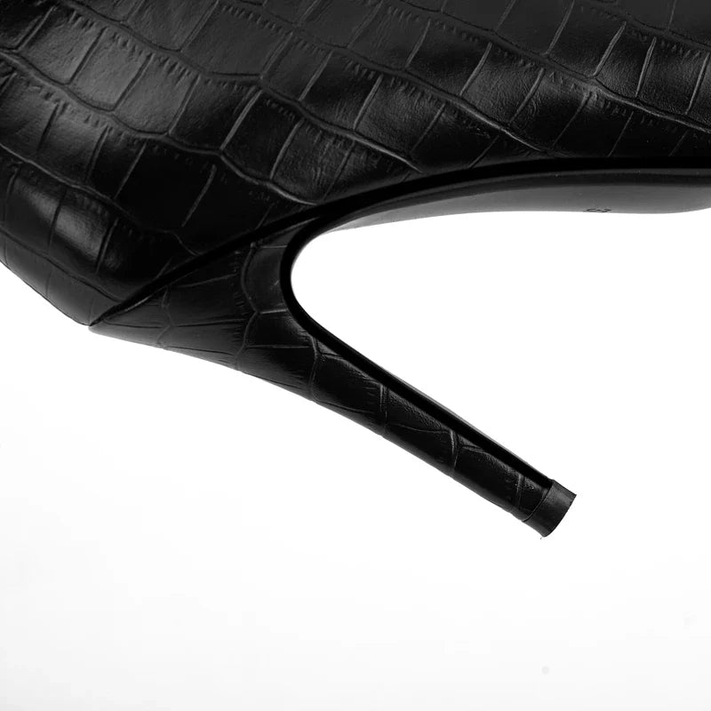 Kaky's High Heel Pointed Long Boots