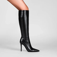 Kaky's High Heel Pointed Long Boots