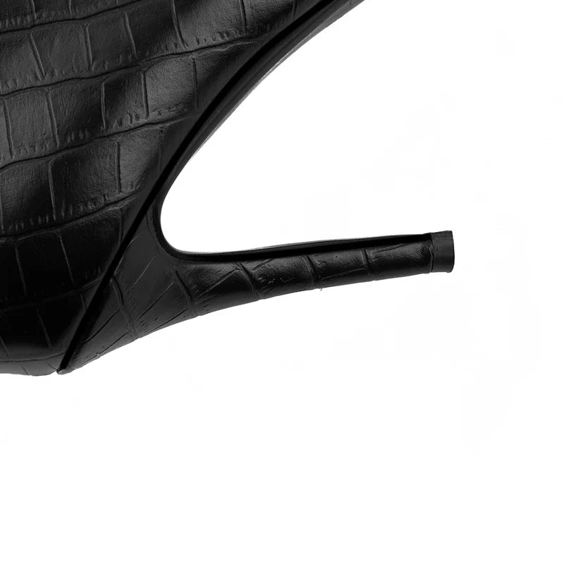 Kaky's Slim High Heeled Pointed Short Boots