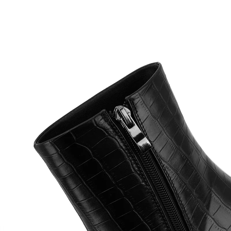 Kaky's Slim High Heeled Pointed Short Boots