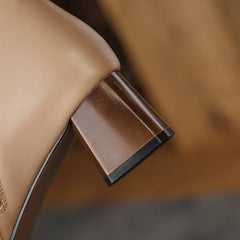Kaky's Square Headed Tassel Metal Leather Cowhide Large