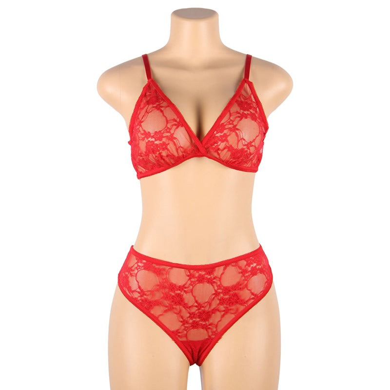 Lace Sexy Valentines Lingerie Set Sexiest mature mom lingerie Bra Panties🌹