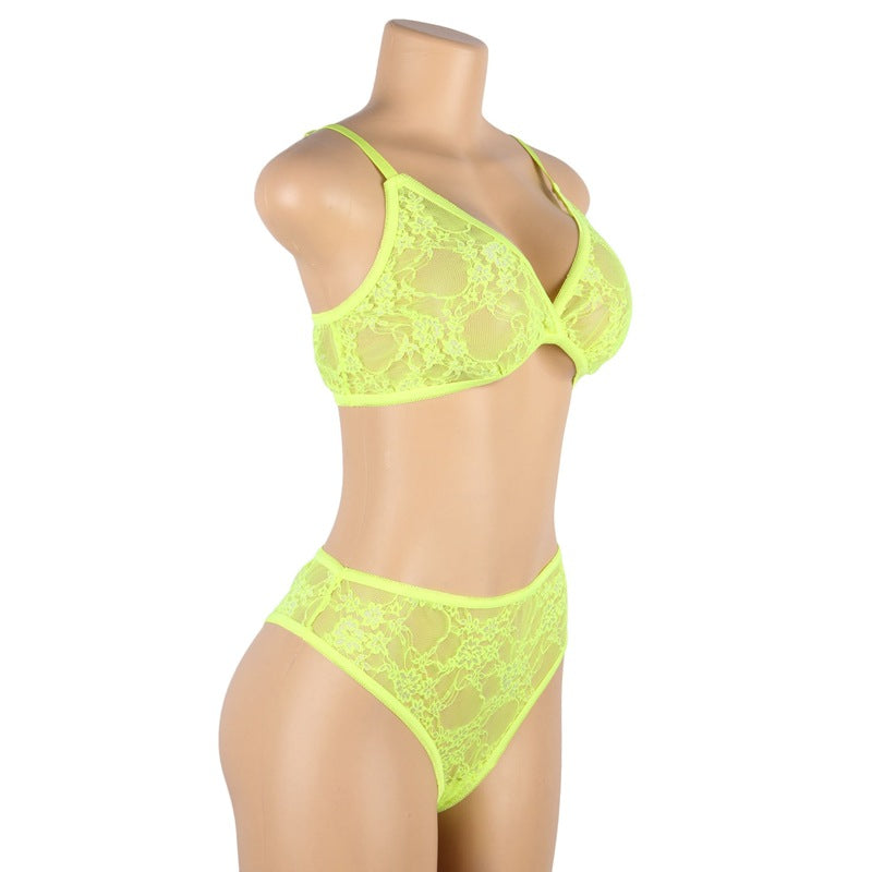 Lace Sexy Valentines Lingerie Set Sexiest mature mom lingerie Bra Panties🌹