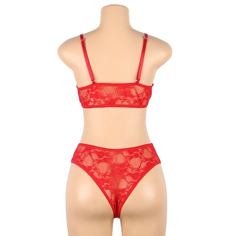 Lace Sexy Valentines Lingerie Set Sexiest mature mom lingerie Bra Panties🌹