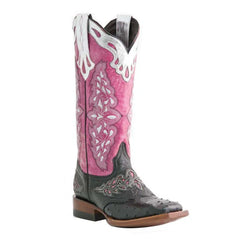 Leather Embroider Western Cowboy Retro Cowgirl Boots