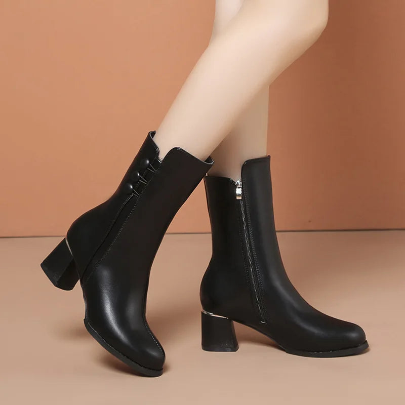 Mid-leg Womens Boots