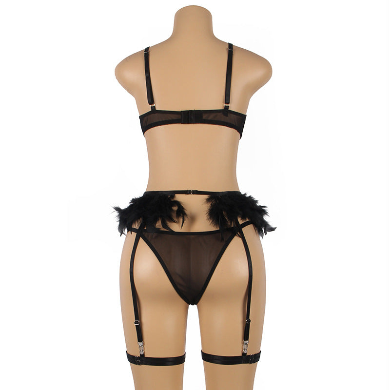 Naughty Sexy Lace Lingerie Set Lace mature hot lingerie Bra Panties🌹