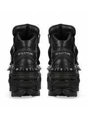 Neo-punk style lace-up design super-high heel platform Shoes