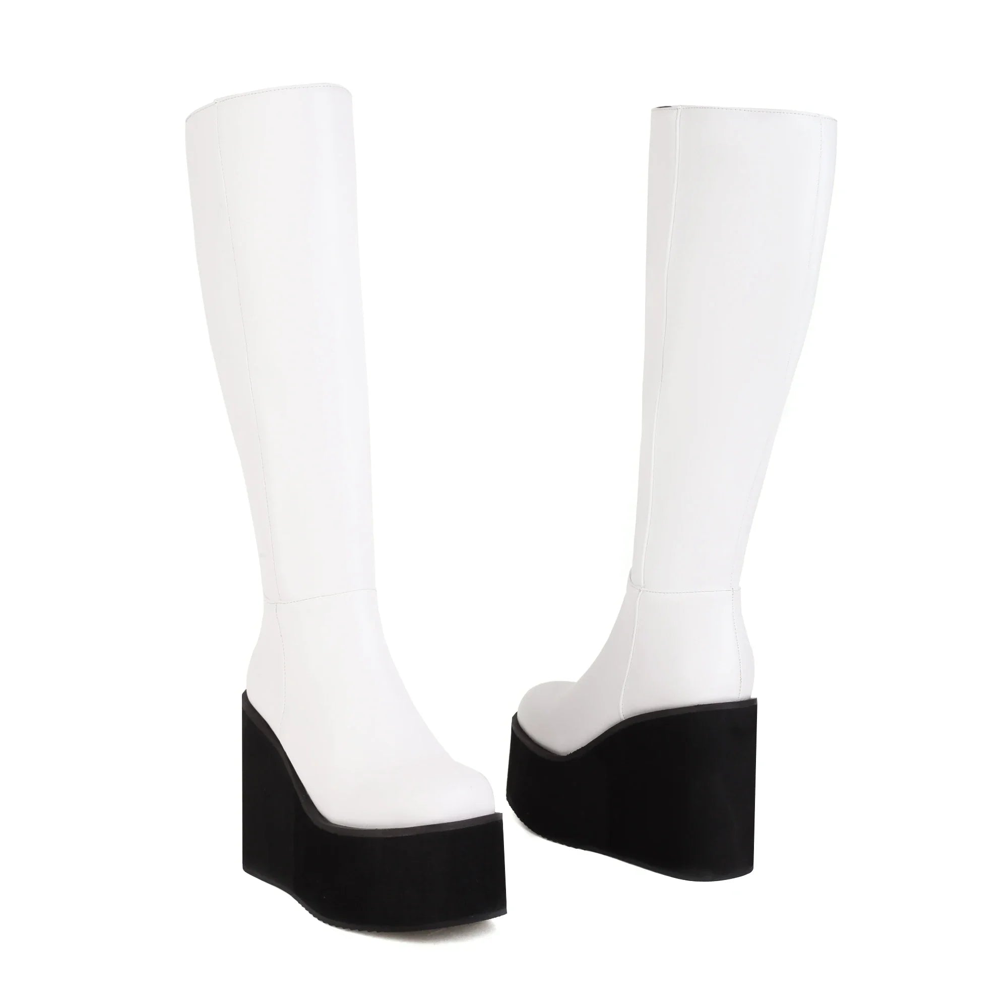 Autumn Winter Wedges Knee High Boots