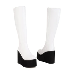 Autumn Winter Wedges Knee High Boots
