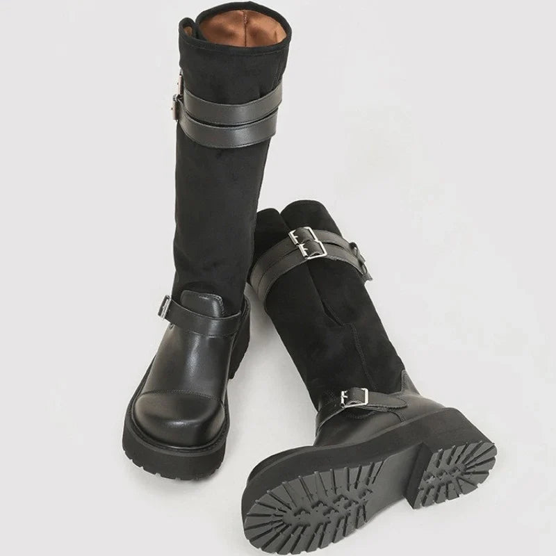 Autumn Platform Knee High Boots